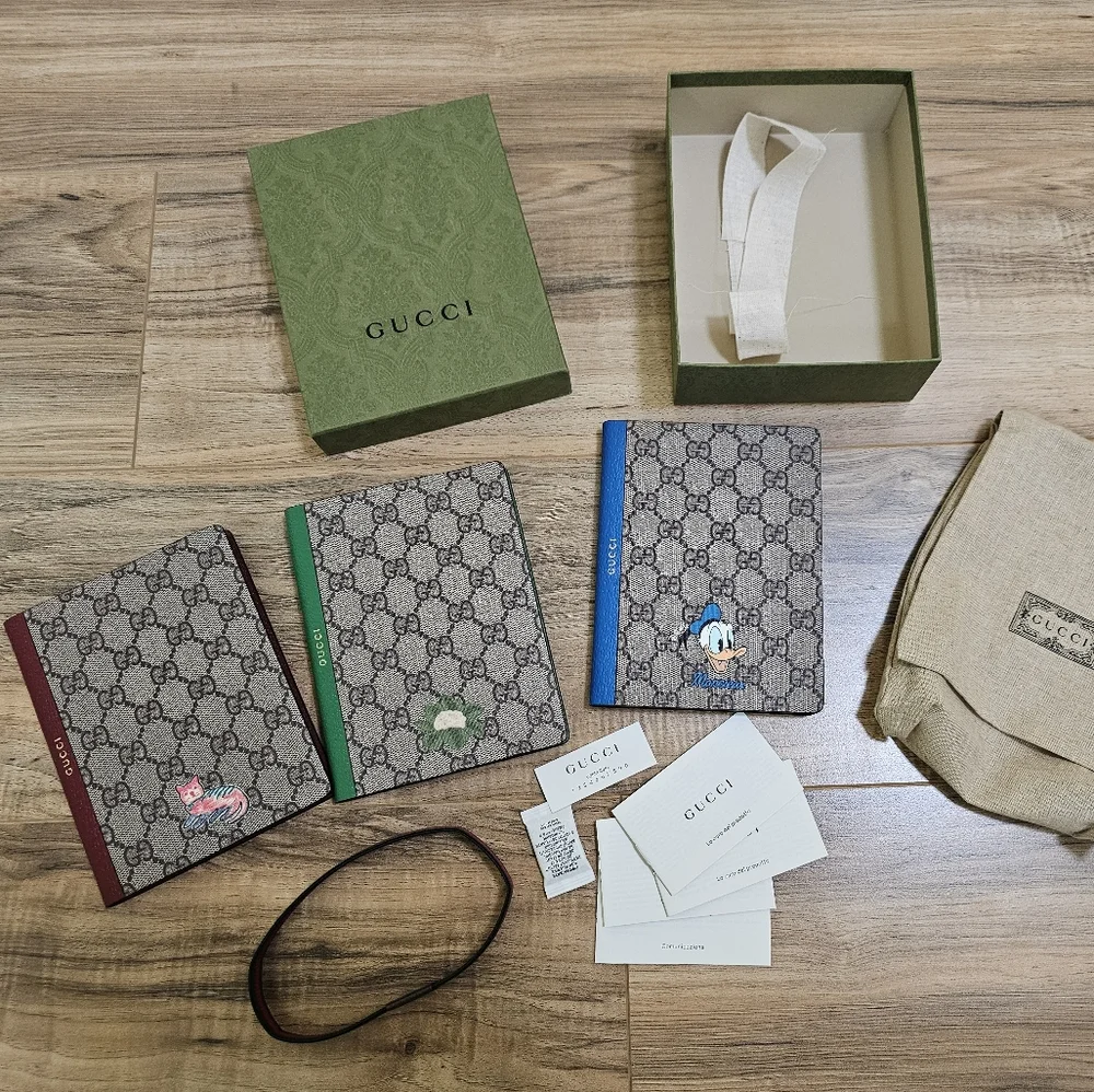 NEW Gucci x Disney Boxed Set of 3 Collectible Journals/Notebooks
